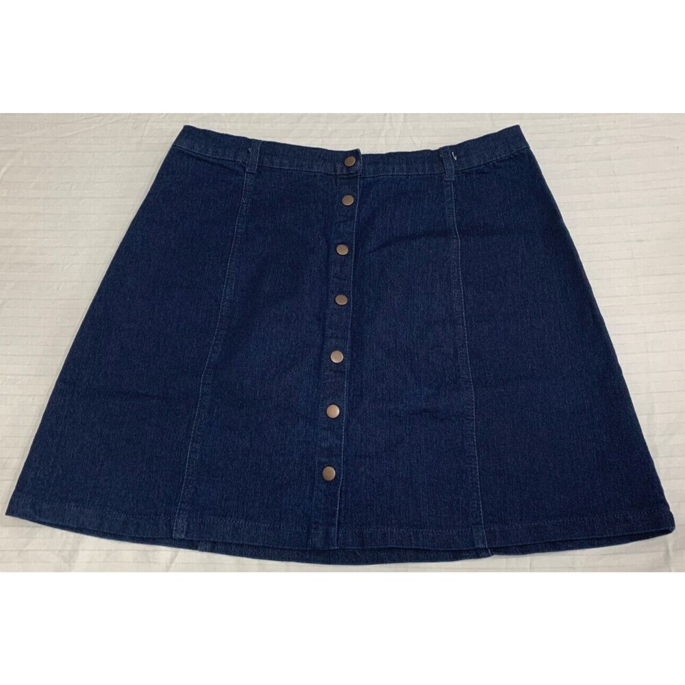 FOREVER 21 WOMENS JEANS SKIRT SIZE L